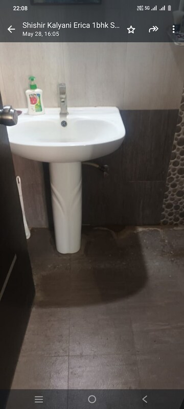 Bathroom in 1 BHK Apartment at Sai Sagar Erica, Wakad – for Sale
