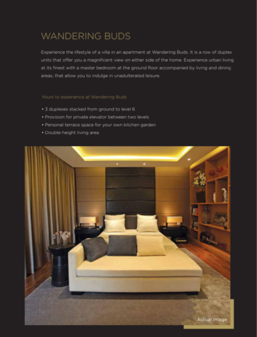 Bedroom in 5 BHK Penthouse at Experion Windchants, New Palam Vihar Phase 2 – for Sale