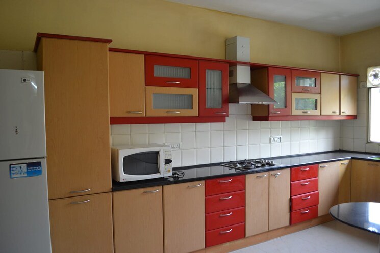 Kitchen, skylon-tower 4 Bedroom 3500 Sq.Ft. Apartment In Boat Club Road Pune 7285119