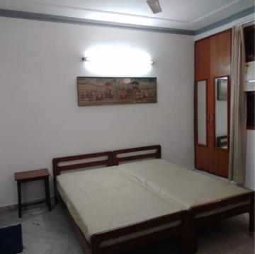 Bedroom in 1 BHK Builder Floor at Panchsheel Vihar – for Sale