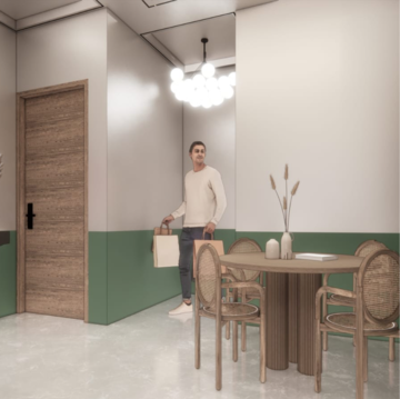 Living Room in 3 BHK Builder Floor at Sector 23 – for Sale