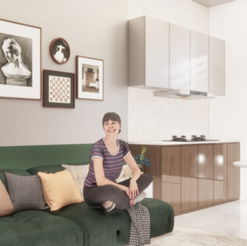 Living Room in 3 BHK Builder Floor at Sector 23 – for Sale