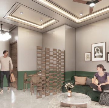 Living Room in 3 BHK Builder Floor at Sector 23 – for Sale