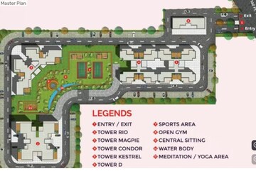 Master Plan in 3 BHK Apartment at Oxirich Chintamani, Sector 103 – for Sale