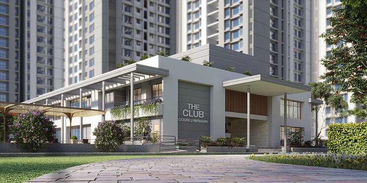 Exterior View, godrej-nirvaan 2 Bedroom 631 Sq.Ft. Builder Floor In Themghar Thane 7286882