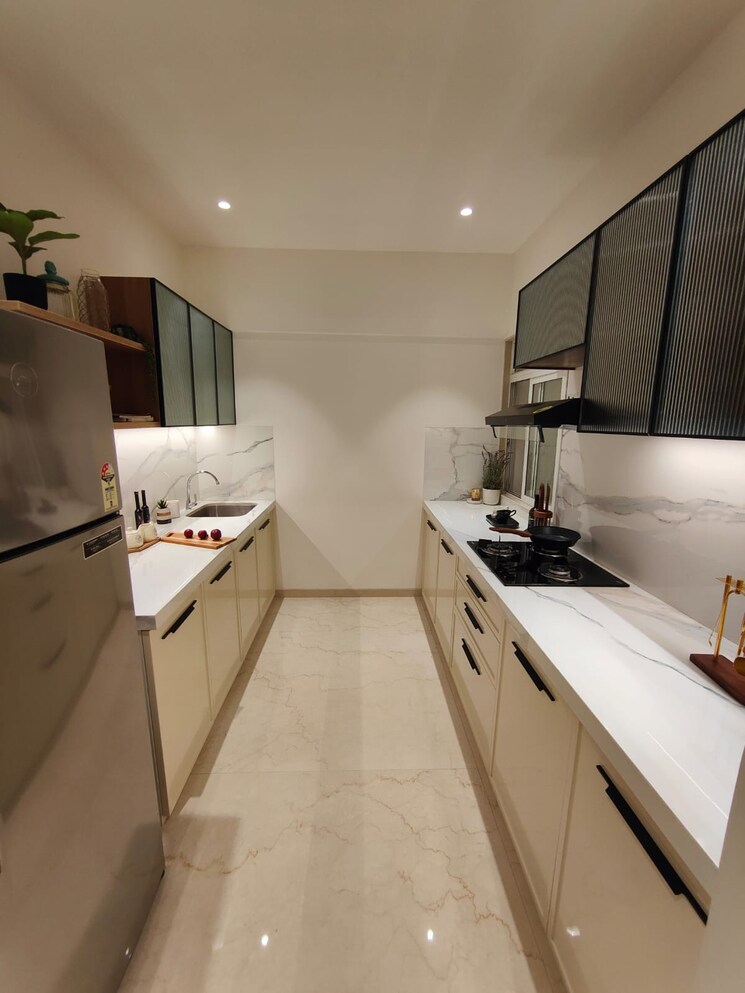 Kitchen, godrej-nirvaan 2 Bedroom 631 Sq.Ft. Builder Floor In Themghar Thane 7286882