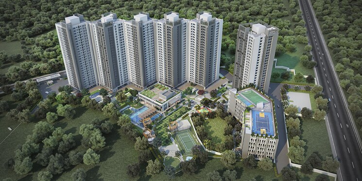 Master Plan, godrej-nirvaan 2 Bedroom 631 Sq.Ft. Builder Floor In Themghar Thane 7286882