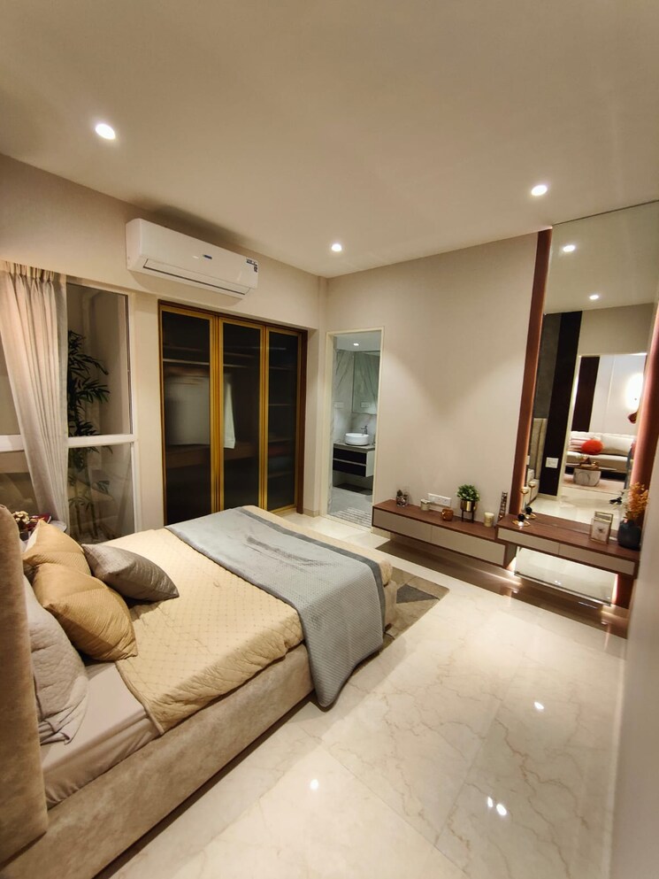 Bedroom, godrej-nirvaan 2 Bedroom 631 Sq.Ft. Builder Floor In Themghar Thane 7286882