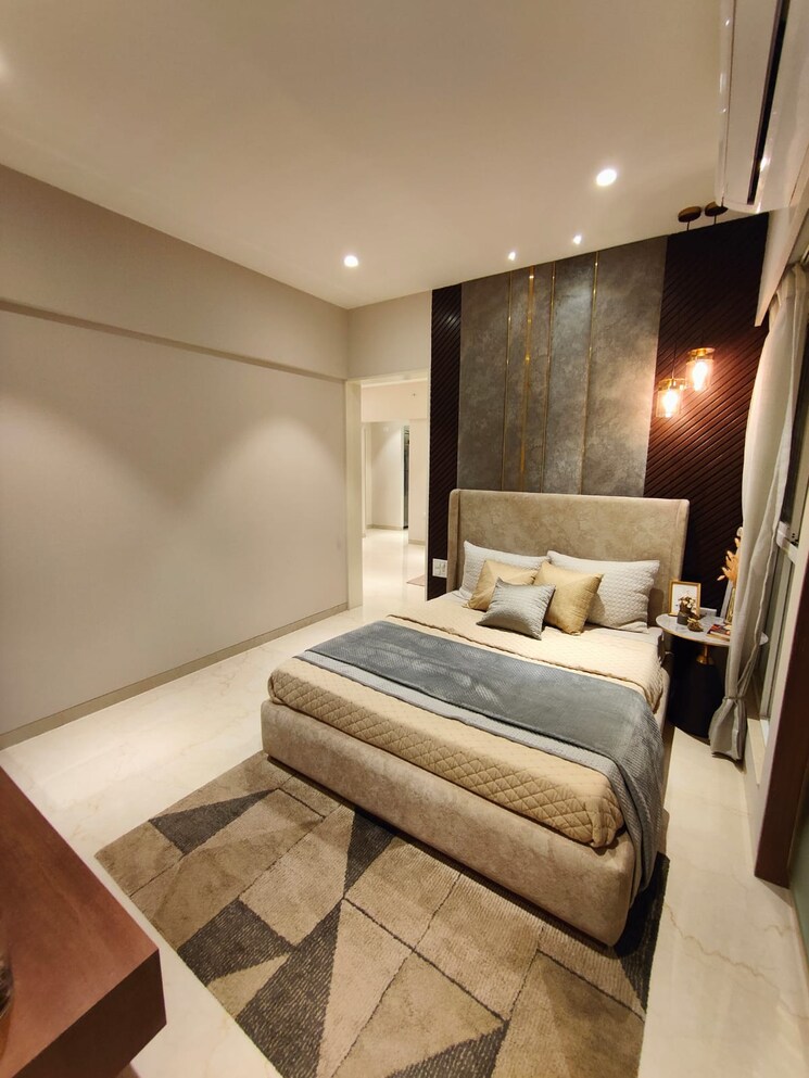Bedroom, godrej-nirvaan 2 Bedroom 631 Sq.Ft. Builder Floor In Themghar Thane 7286882