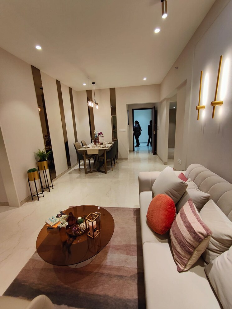 Living Room, godrej-nirvaan 2 Bedroom 631 Sq.Ft. Builder Floor In Themghar Thane 7286882