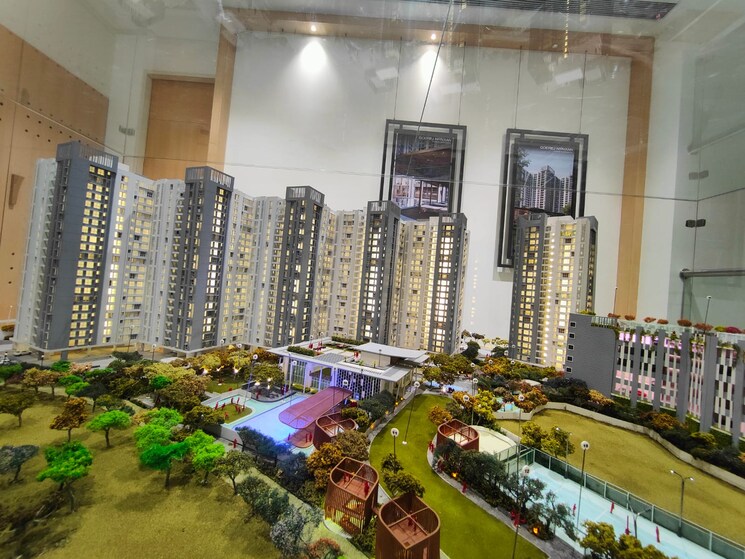 Bedroom, godrej-nirvaan 2 Bedroom 631 Sq.Ft. Builder Floor In Themghar Thane 7286882