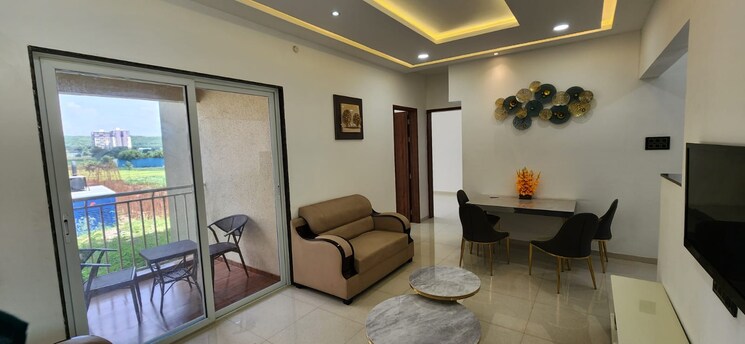 Living Room, adhya-radhakrishna 2 Bedroom 684 Sq.Ft. Apartment In Moshi Pune 7288031