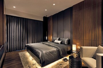 Bedroom in 2 BHK Apartment at Krisumi Waterfall Residences, Sector 36a – for Sale