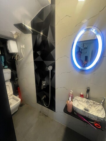 Attached Bathroom in 1 BHK Apartment at Ahimsa Aditya Anirudh CHS, Malad West – for Sale