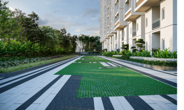 Balcony in 3 BHK Apartment at Hallmark Treasor, Narsingi – for Sale