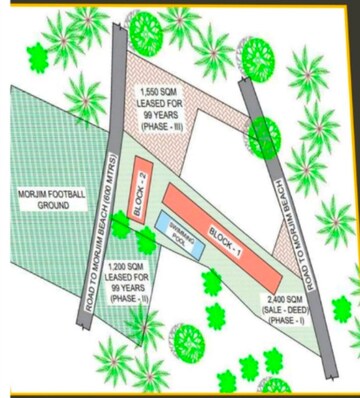  Land – Map Location View at Baga Beach - for Sale