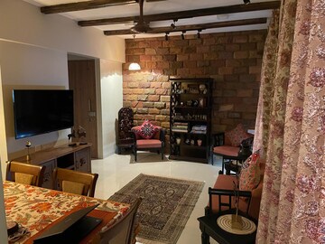 Living Room in 2.5 BHK Apartment at Abhinav Pebbles Urbania, Bavdhan – for Sale