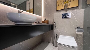 Bathroom in 4 BHK Apartment at Yukti Anchor Point Oasis, Malad West – for Sale