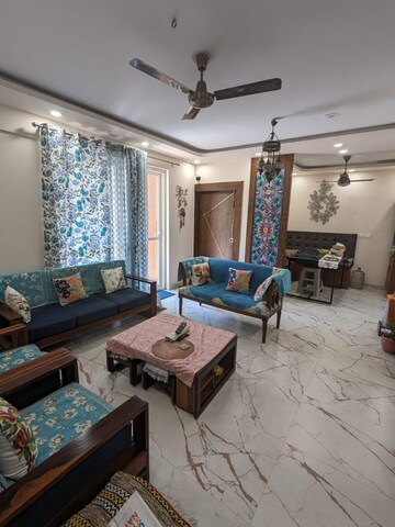 Living Room in 3 BHK Builder Floor at BP Homes, Sector 85 – for Sale