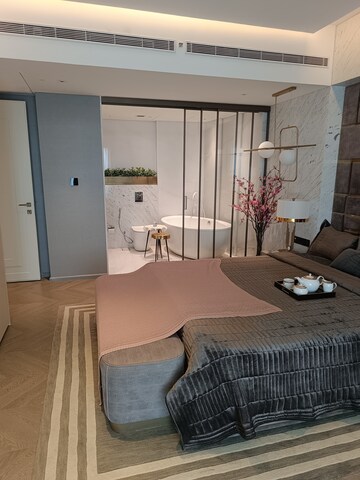 Master Bedroom in 3.5 BHK Apartment at Lokhandwala Infrastructure Minerva, Mahalaxmi – for Sale