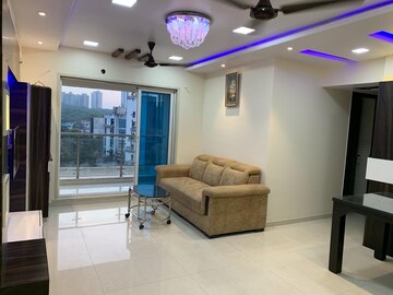 Living Room in 2 BHK Apartment at Bhoomi Acres, Waghbil – for Sale