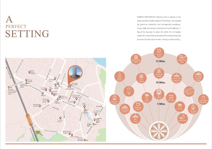 Map Location, cllaro-urban-grandeur 4 Bedroom 1428 Sq.Ft. Apartment In Mira Road Thane 7291655