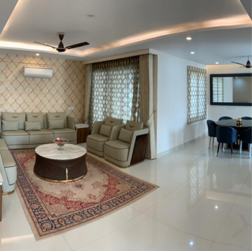 Living Room in 3 BHK Apartment at Peer Mucchalla – for Sale