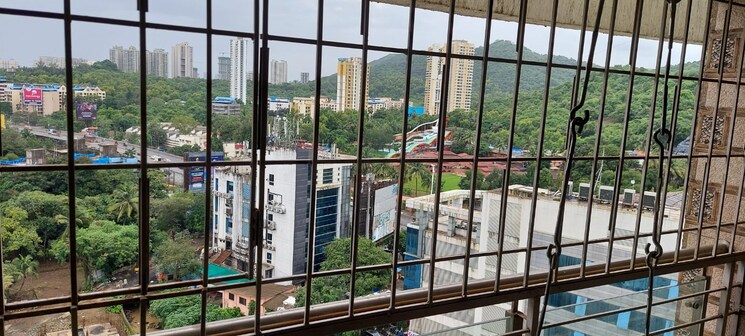 Balcony, rosa-bella 3 Bedroom 1350 Sq.Ft. Apartment In Ghodbunder Road Thane 7293862