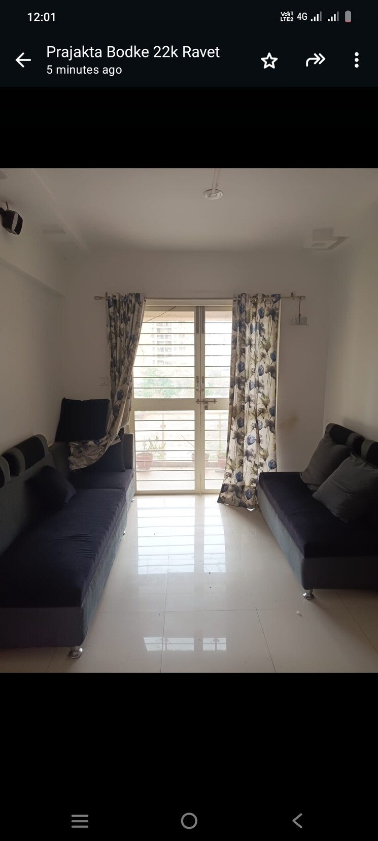 Living Room, royal-glamoria 2 Bedroom 1000 Sq.Ft. Apartment In Ravet Pune 7294916