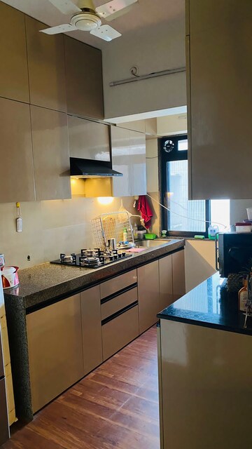 Kitchen in 2 BHK Apartment at Sheth Edmont Aurelia, Kandivali West – for Sale