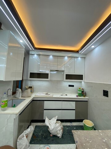 Kitchen in 3 BHK Builder Floor at Divya Angels, Indrapuram – for Sale