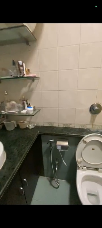 Bathroom in 3 BHK Apartment at Soham Plaza, Manpada – for Sale