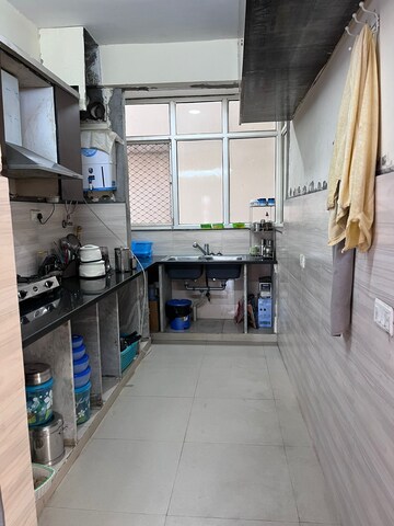 Kitchen in 3 BHK Apartment at Grah Avas Green View Heights, Raj Nagar Extension – for Sale