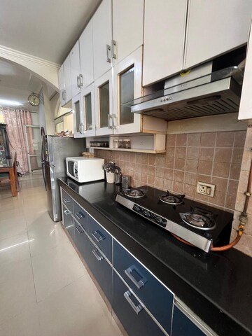Kitchen in 4 BHK Apartment at Eldeco Green Meadows, Pi Greater Noida – for Rent