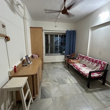 Living Room in 1 BHK Apartment at River Park Complex, Konkani Pada – for Sale