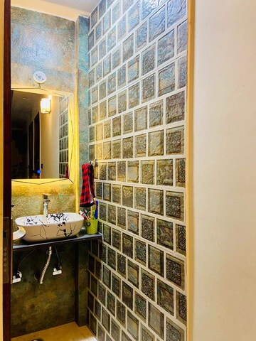 Bathroom in 3 BHK Builder Floor at Green Fields Colony – for Sale