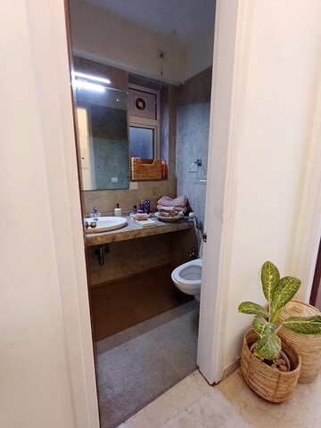 Bathroom in 2 BHK Apartment at LnT Realty Crescent Bay, Parel – for Sale