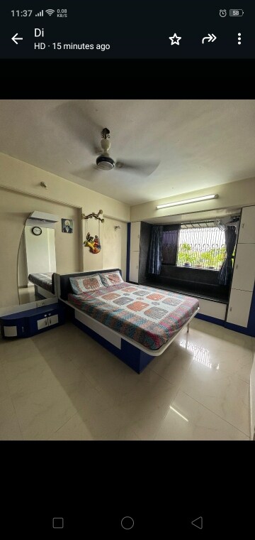 Bedroom in 2 BHK Apartment at Leena Enclave, Kandivali West – for Sale
