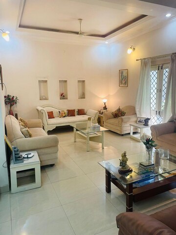 Living Room in 4 BHK Apartment at Banjara Hills – for Sale