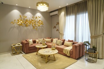 Living Room in 3 BHK Apartment at Malwa Escon Primera, International Airport Road – for Sale