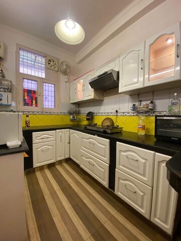 Kitchen in 3 BHK Builder Floor at Green Fields Colony – for Sale