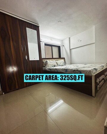 Bedroom in 1 BHK Penthouse at Shantee Sunshine Green Park, Vasai East – for Sale