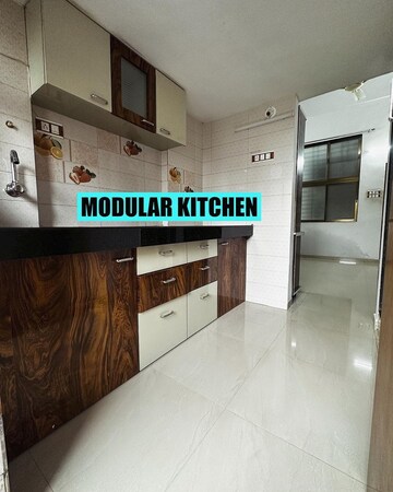 Kitchen in 1 BHK Penthouse at Shantee Sunshine Green Park, Vasai East – for Sale