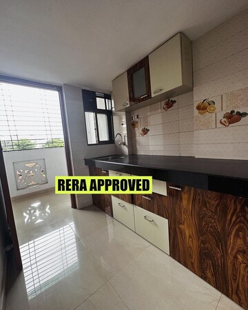Kitchen in 1 BHK Penthouse at Shantee Sunshine Green Park, Vasai East – for Sale
