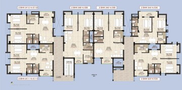 Floor Plan in 2 BHK Apartment at Trisulia – for Sale