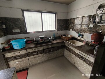 Kitchen in 3 BHK Apartment at Adajan – for Sale
