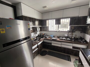 Kitchen in 3 BHK Apartment at Adajan – for Sale