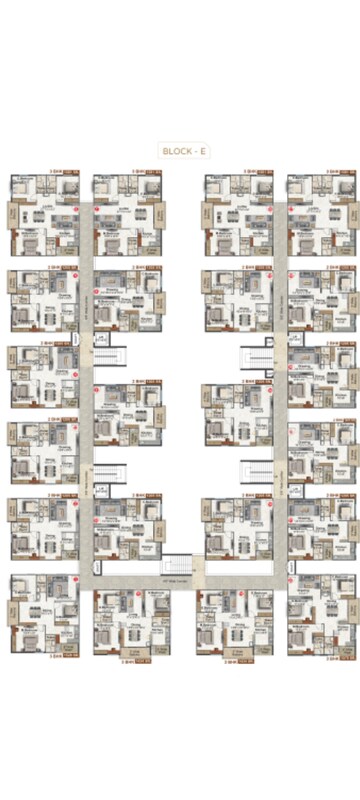 Master Plan in 3 BHK Apartment at Tellapur – for Sale