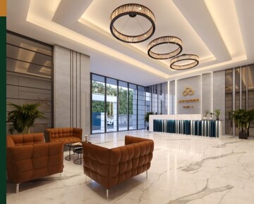 Living Room in 2 BHK Apartment at Happy Jade Gardens, Ghatkopar East – for Sale