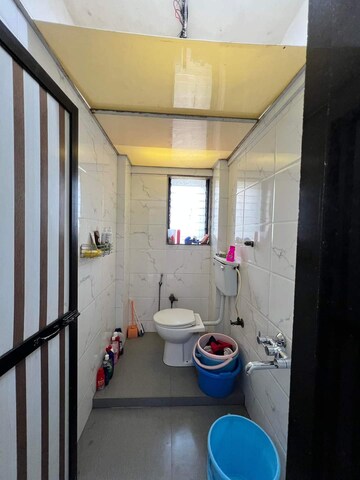 Bathroom in 1 BHK Apartment at Gaurav City, Mira Road – for Sale
